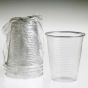 Bicchiere di plastica trasparente imbustato per hotel (conf. 1000 pz)