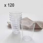 Bicchieri Plastica Durevoli Forma Conica 340cc (120 pz)