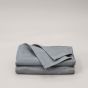 OUTLET BILBAO Tovaglia Misto Cotone 130 x 280 Grigio - 10/12 persone