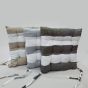 CHARLIE Cuscino Imbottito per Sedia da Pranzo 40 x 40 con Lacci