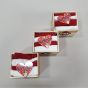 CUPIDO Set 4 Lavette Mani 30 x 30 + Scatola di Legno Omaggio