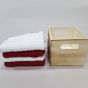 CUPIDO Set 4 Lavette Mani 30 x 30 + Scatola di Legno Omaggio