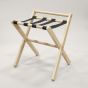 Easy 611 Poggiavaligie in Legno con Sponda e Cinghie