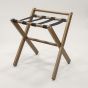 Easy 611 Poggiavaligie in Legno con Sponda e Cinghie