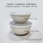 Insalatiera Ciotola - Poke Bowl Infrangibile Taupe 2 Misure