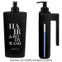 DEEP BLACK Shampoo Doccia Flacone Ricaricabile 400 ml (24 PZ) 