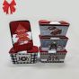 RUDOLPH Set 3 Lavette Mani 30 x 30 + Scatola di Latta Decorata Omaggio