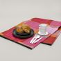 Set 6 Tazze Cappuccino con Piattino Plastica Dura Infrangibile Bianco