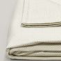 OUTLET SPIKE Copriletto Cotone Tinto Filo Spigato Jacquard Lusso