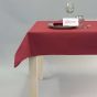 OUTLET Tovaglia Misto Cotone 150 x 150 Havana Ciliegia 