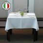 PANAREA Tovaglia Ristorante 150x150 Cotone Bianco Made in Italy 