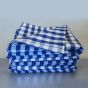 OUTLET Stock Tovaglie 140 x 140 Damina Blu - 3 pz