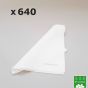 Tovaglioli Biodegradabili Compostabili Monouso 40 X 40 Bianco Bamboo ( Cartone 640 pz )