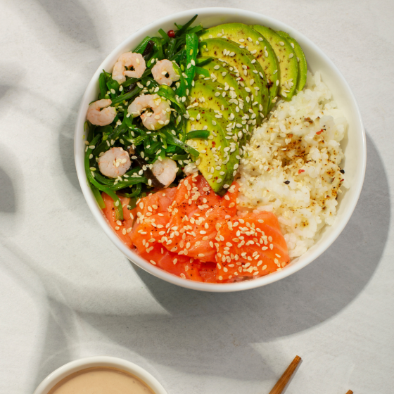 Insalatiera Ciotola - Poke Bowl Infrangibile Taupe 2 Misure