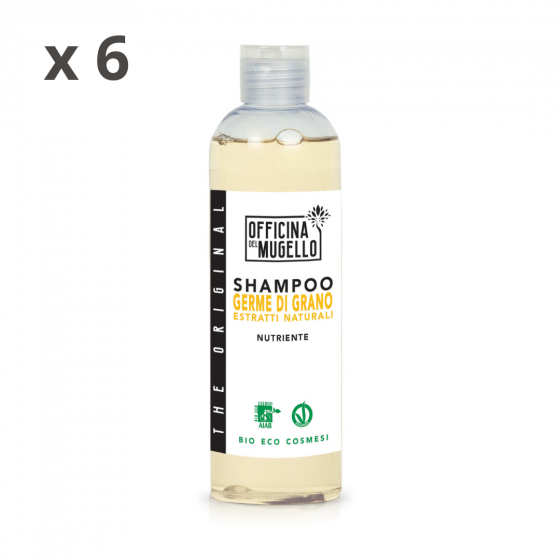OFFICINA DEL MUGELLO Shampoo Biologico Germe di Grano 250 ml (6 pz)