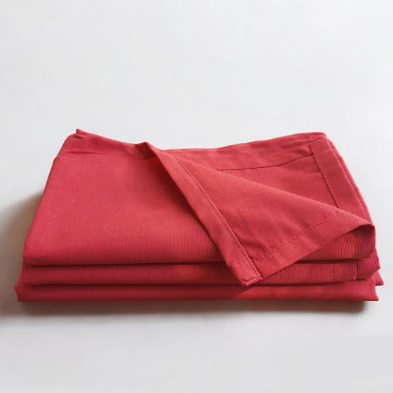 OUTLET Stock Tovaglie Ristorante 120 x 120 Panama Rosso (13 pz)
