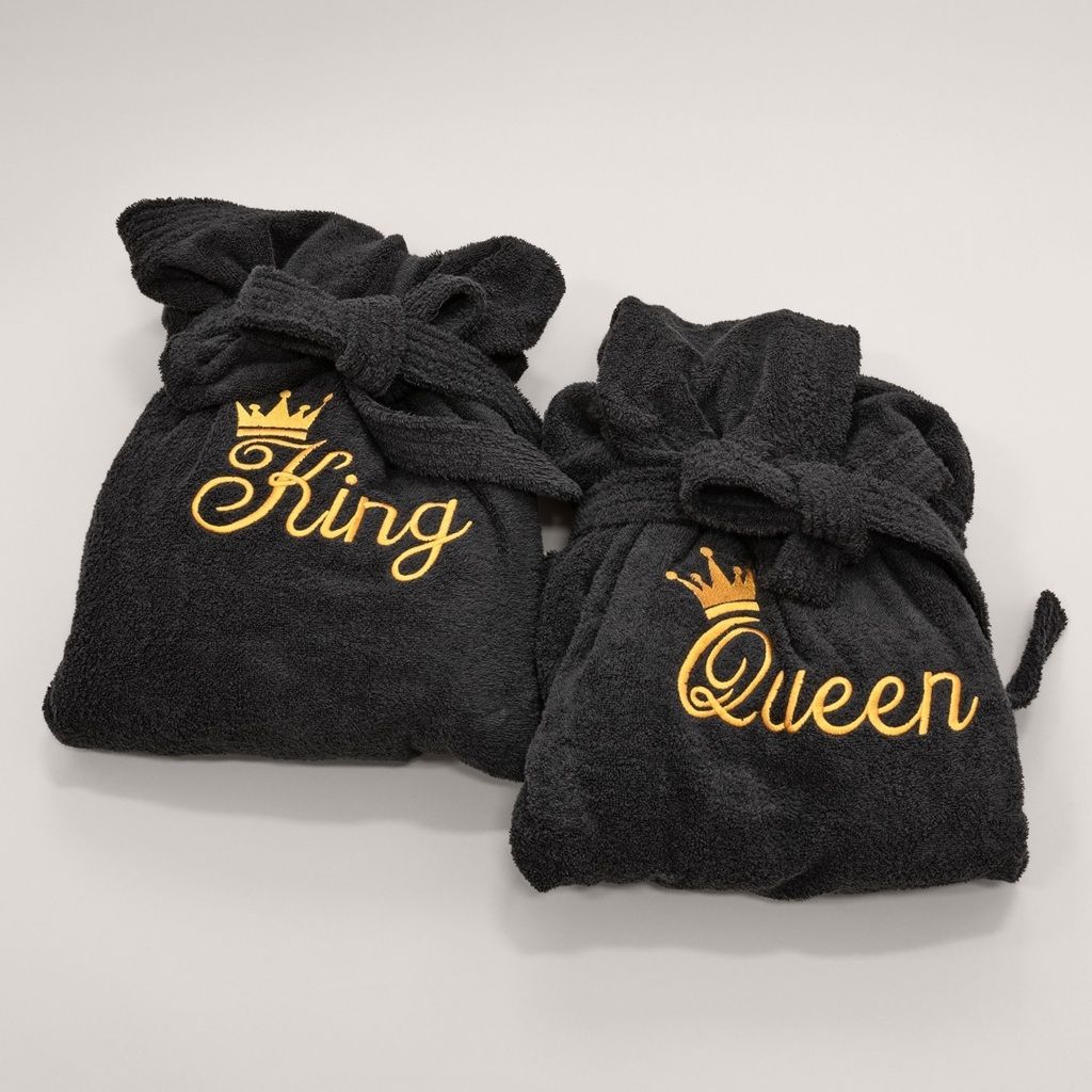 Federe copricuscino di coppia The Queen e The King: un regalo da re