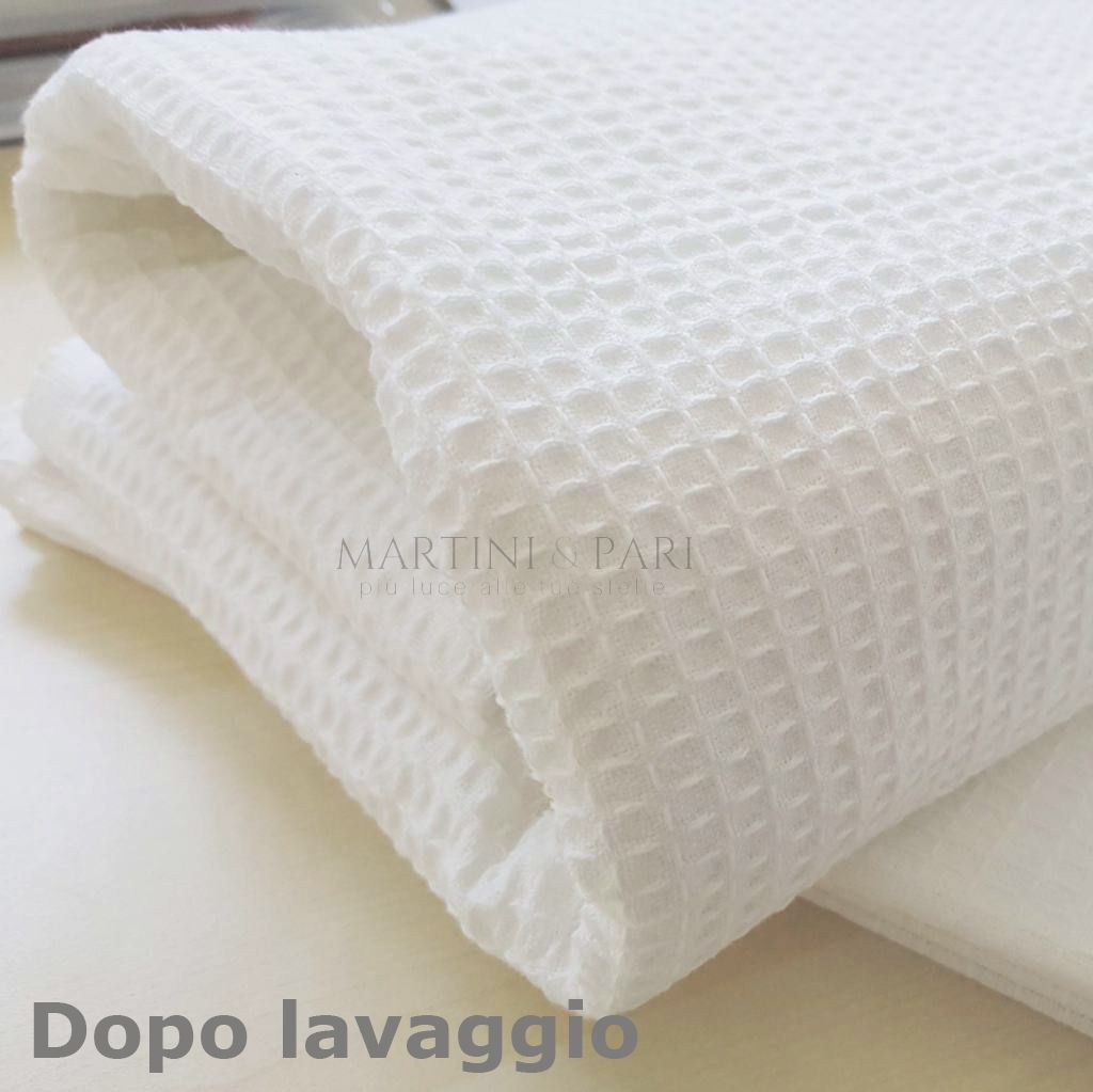 Asciugamani Telo Doccia Nido d'Ape Cotone - Biancheria Bagno