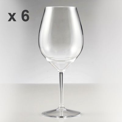Calice Wine Cocktail, Tritan Riutilizzabile, Riciclabile, Infrangibile, Redone 510 cc (Cartone da 6 pz) 