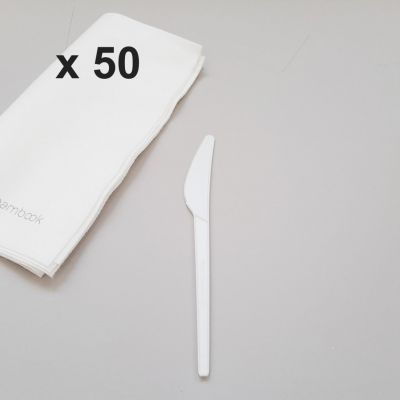 Coltello Compostabile Biodegradabile 16,8 cm (50 pz)