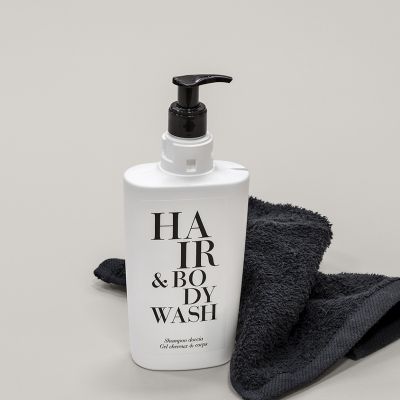 PURE WHITE Shampoo Doccia Flacone Ricaricabile 400 ml (24 pz)