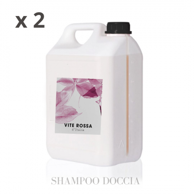VITE ROSSA Shampoo Doccia Tanica da 5 Litri (2 pz) 