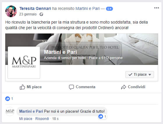 recensioni martiniepari facebook